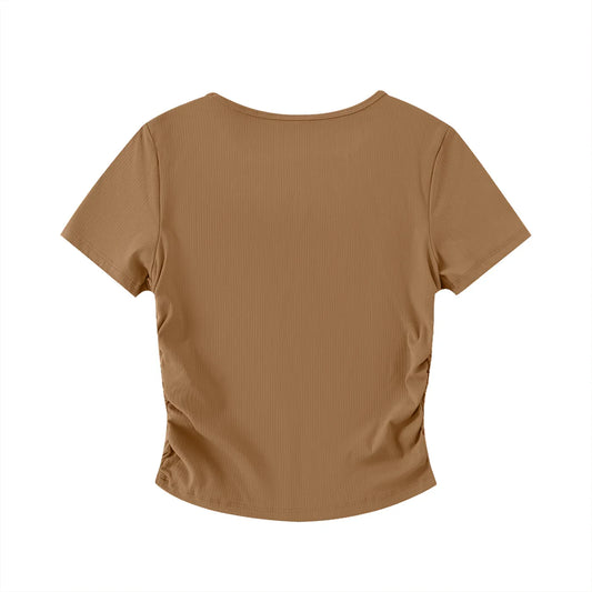 Brown Crop Top - B&M