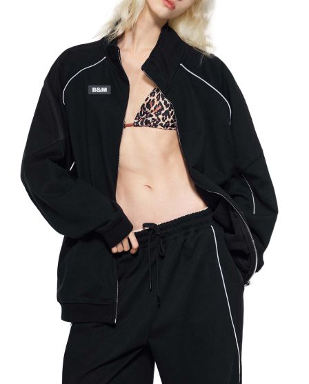 Unisex Oversized Zip-Up Jacket