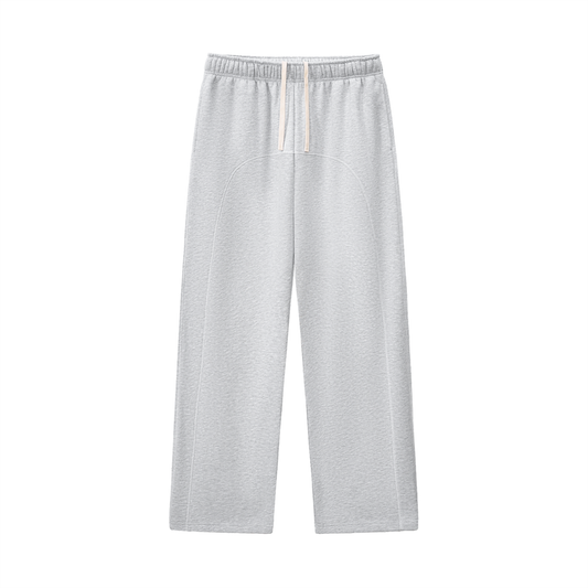 Contrast-Stitched Fleece Sweatpants