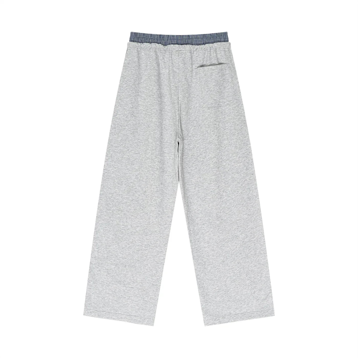 Plaid Contrast Waist Pants - B&M