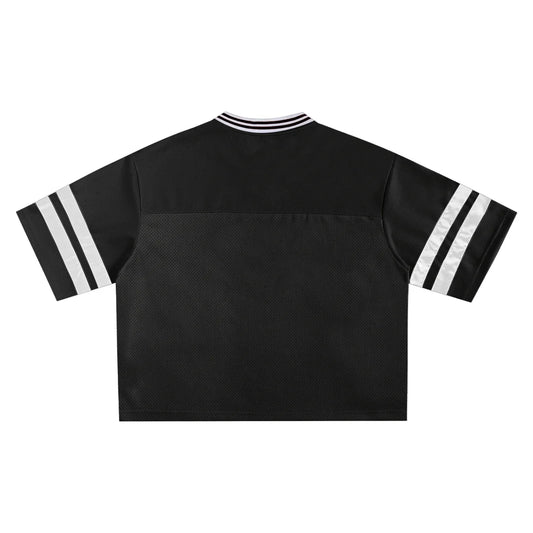 Taped Mesh Boxy T-shirt - B&M