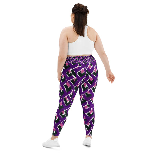 All-Over Print Plus Size Leggings - B&M
