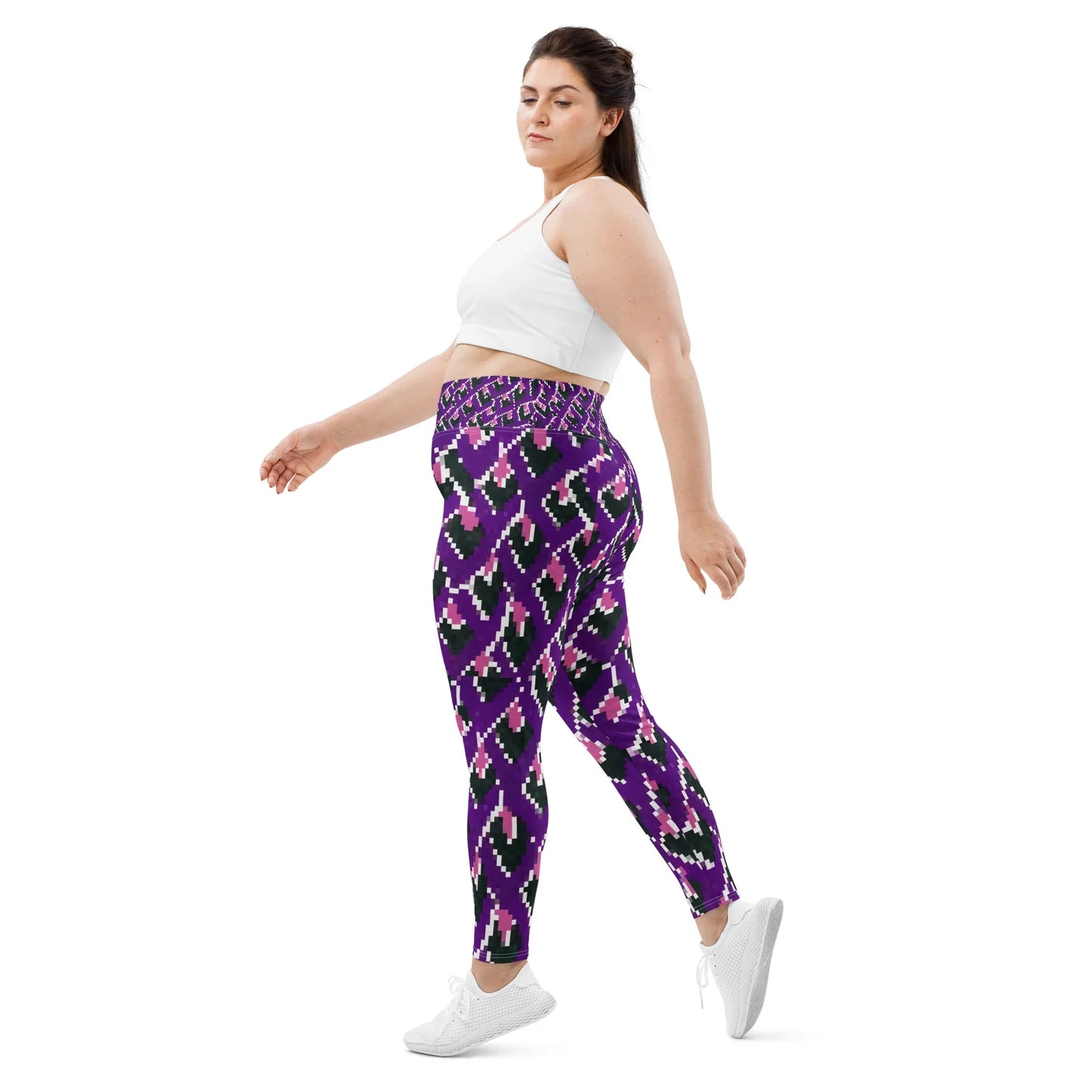 All-Over Print Plus Size Leggings - B&M