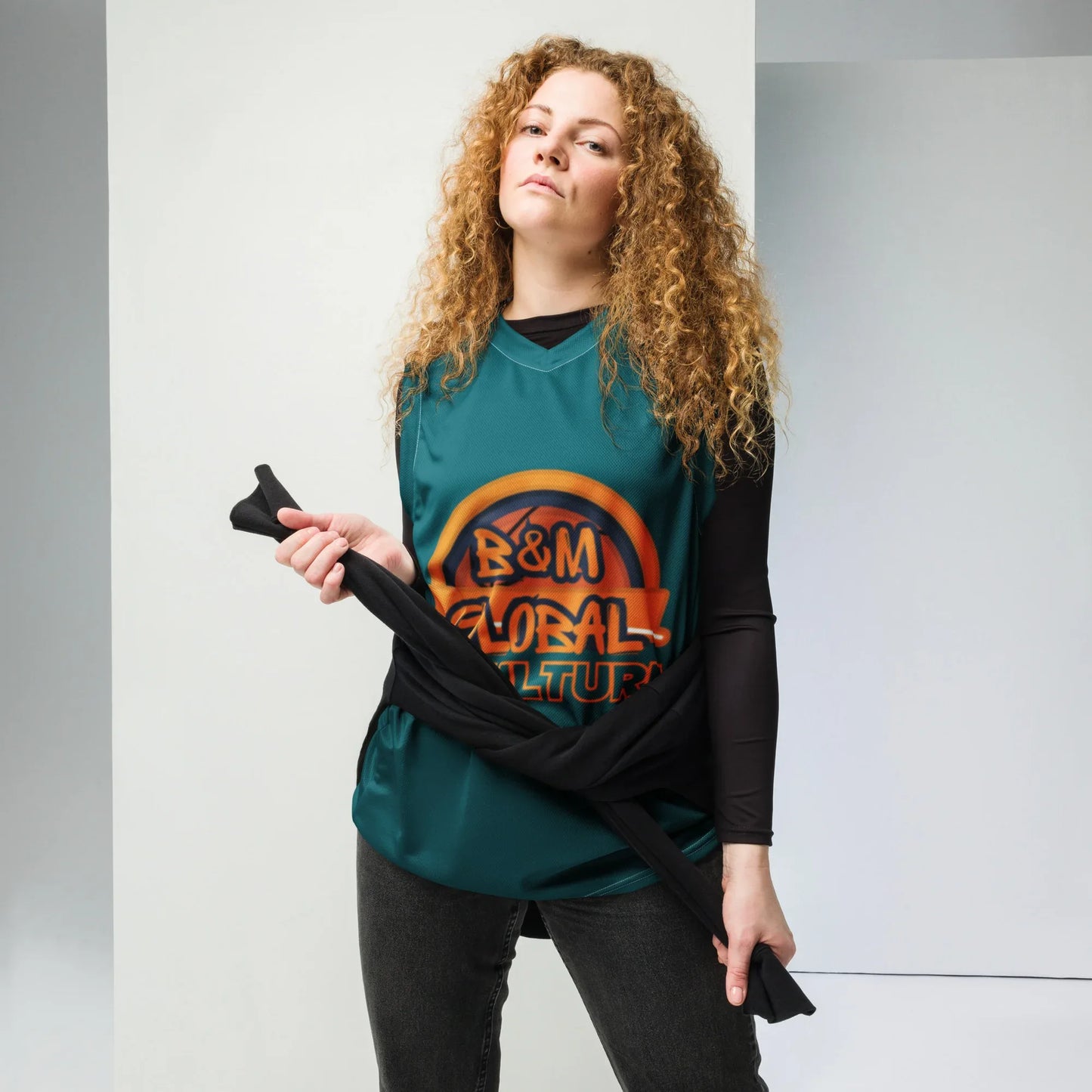 Recycled unisex basketball jersey - B&M