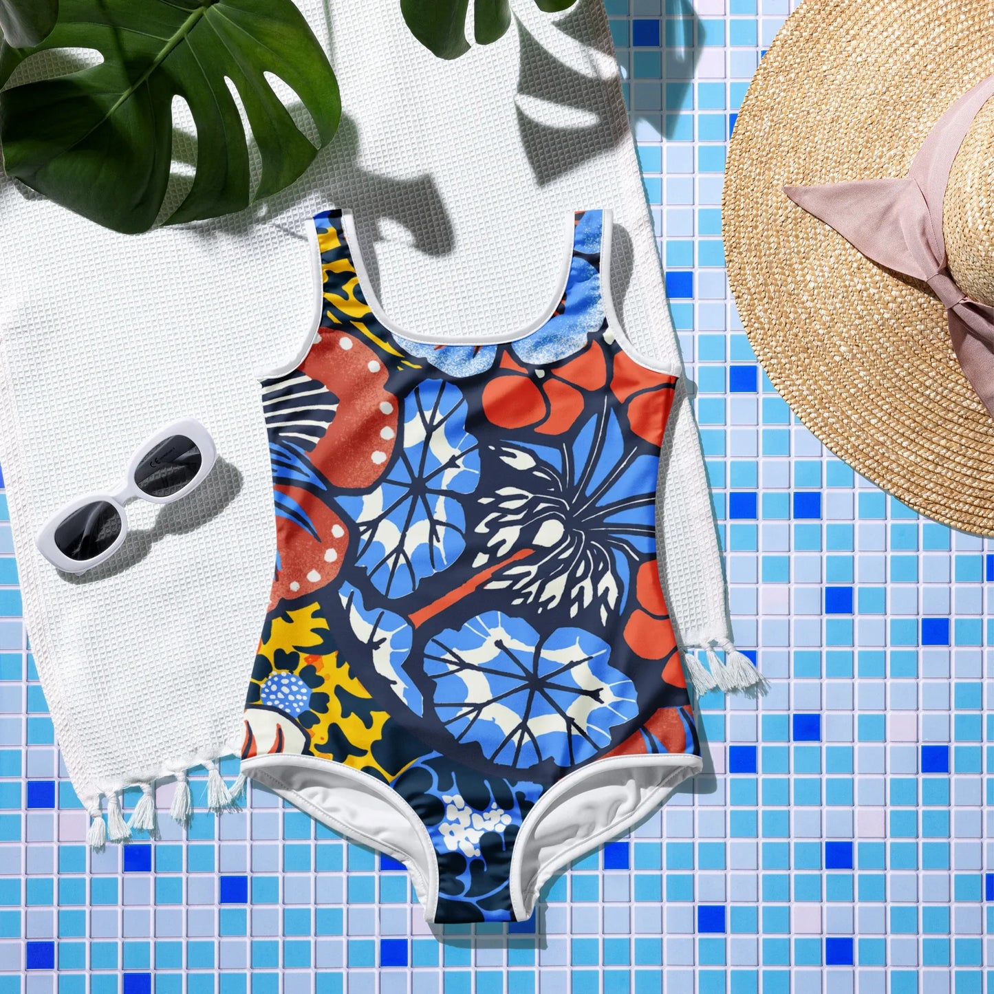 All-Over Print Youth Swimsuit - B&M