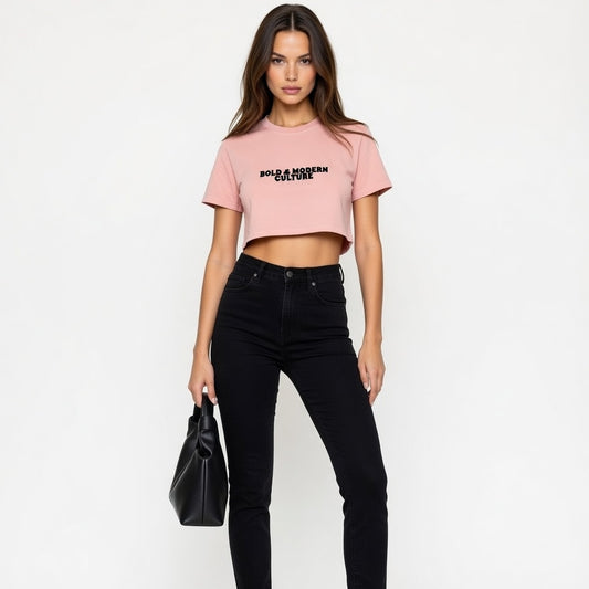 Snow Washed Crop Top