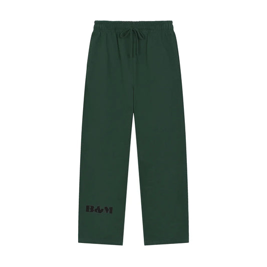 Solid Color Straight-Leg Sweatpants - B&M