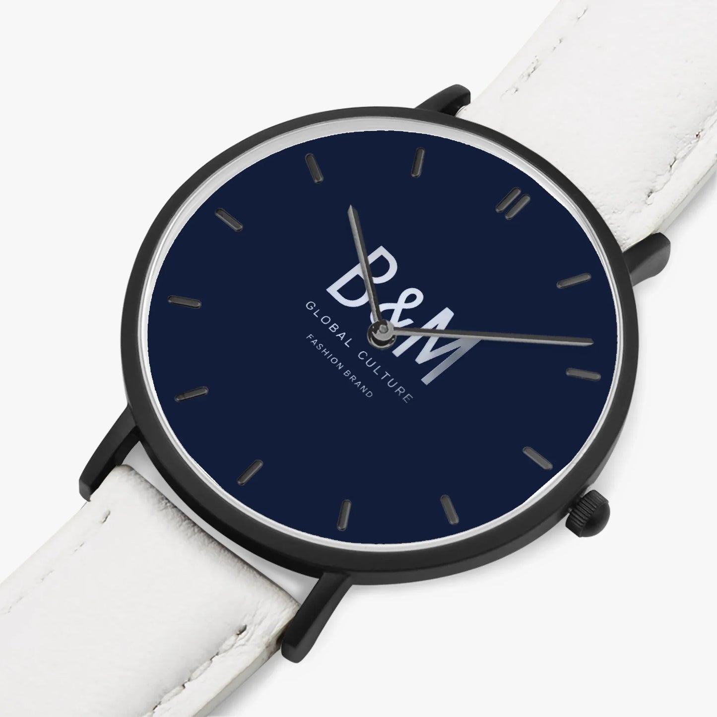 Leather Quartz Watch - B&M