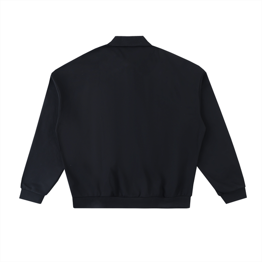 Men's Heavyweight Fleece Drop-Shoulder Polo