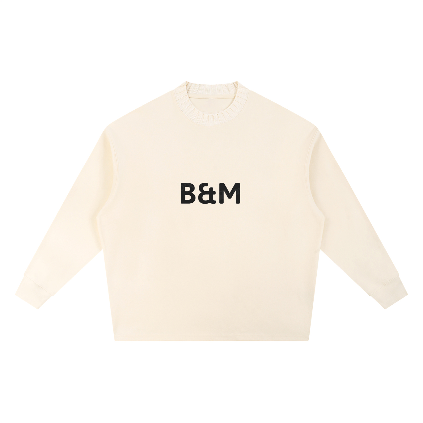 Round Neck Oversize Sweatshirt