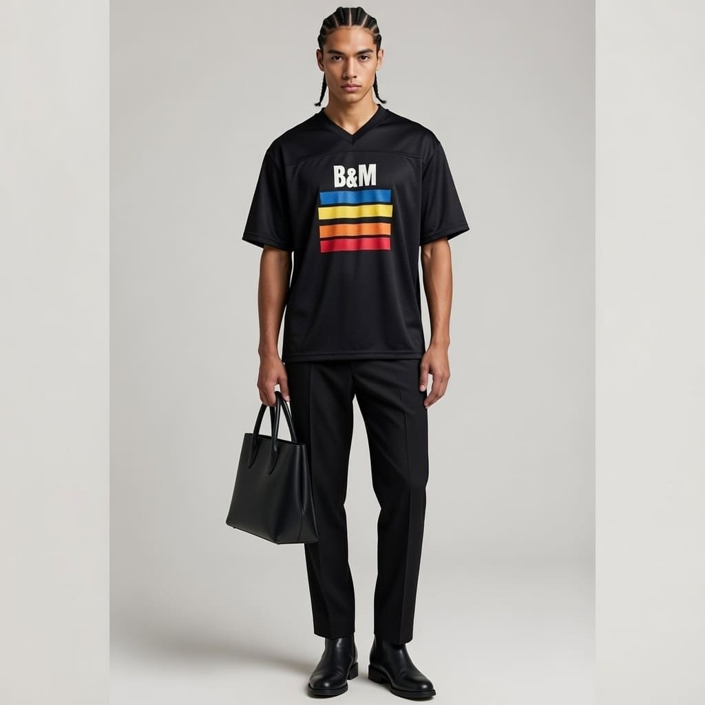 Boxy football jersey