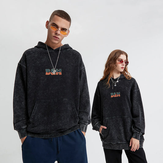 1182. Unisex Washed Vintage Hoodie - B&M 