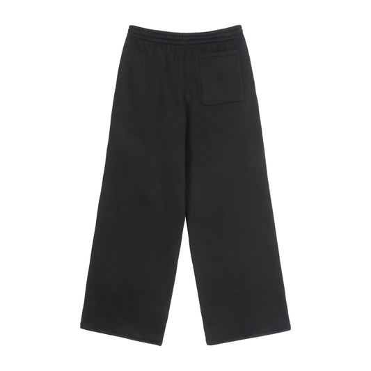 Fleece Drawstring Straight-Leg Sweatpants