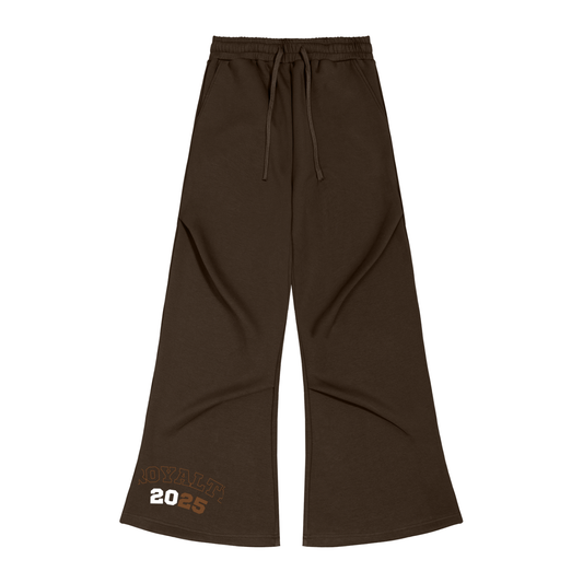 Relaxed Fit Wide-Leg Jogger Pants