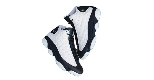 Jordan 13 Retro Obsidian Powder Blue White
