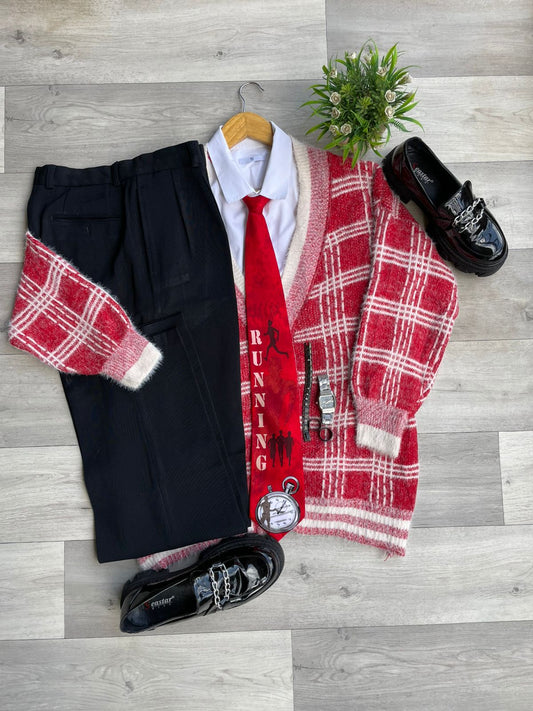 Sophisticated Day-to-Night Patterned Outfit Set