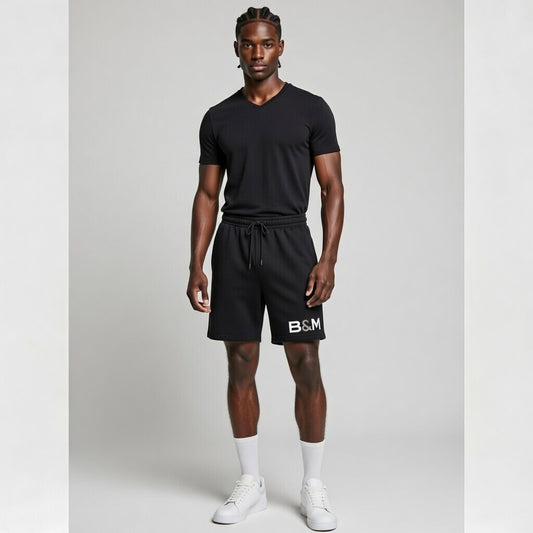 Snow Washed Raw Hem Shorts