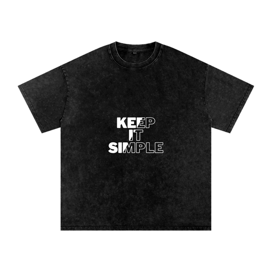 Acid Wash Oversize T-Shirt - 250 GSM