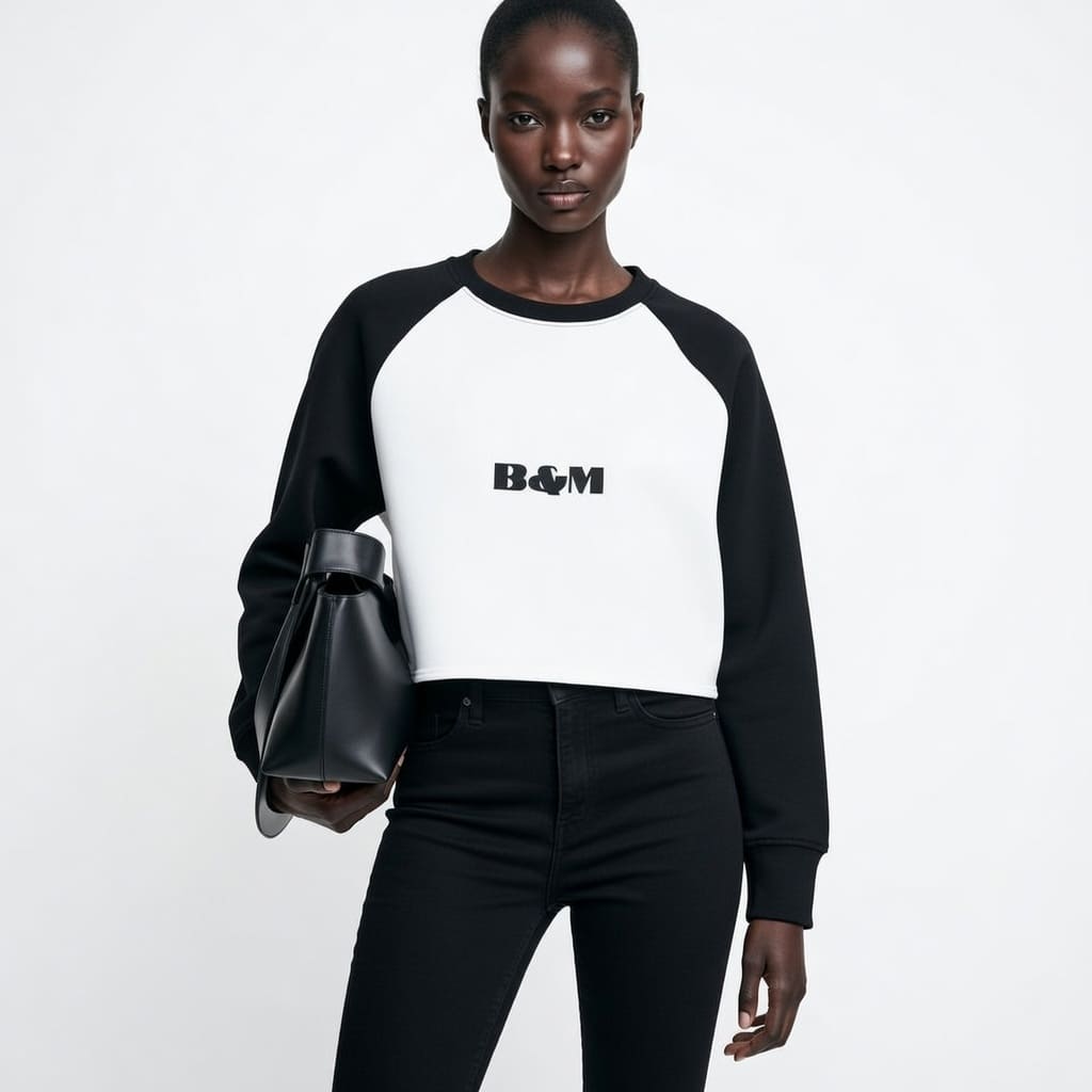 Long Sleeve Cotton Crop Top – Comfortable & Stylish Fit