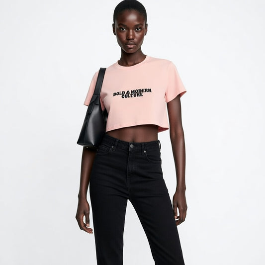 Snow Washed Crop Top