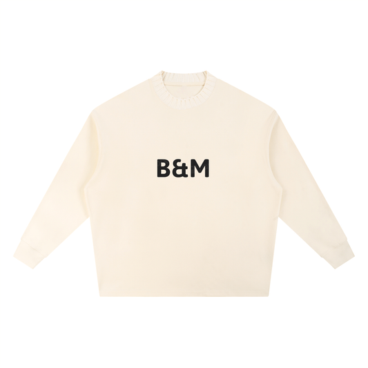 Round Neck Oversize Sweatshirt