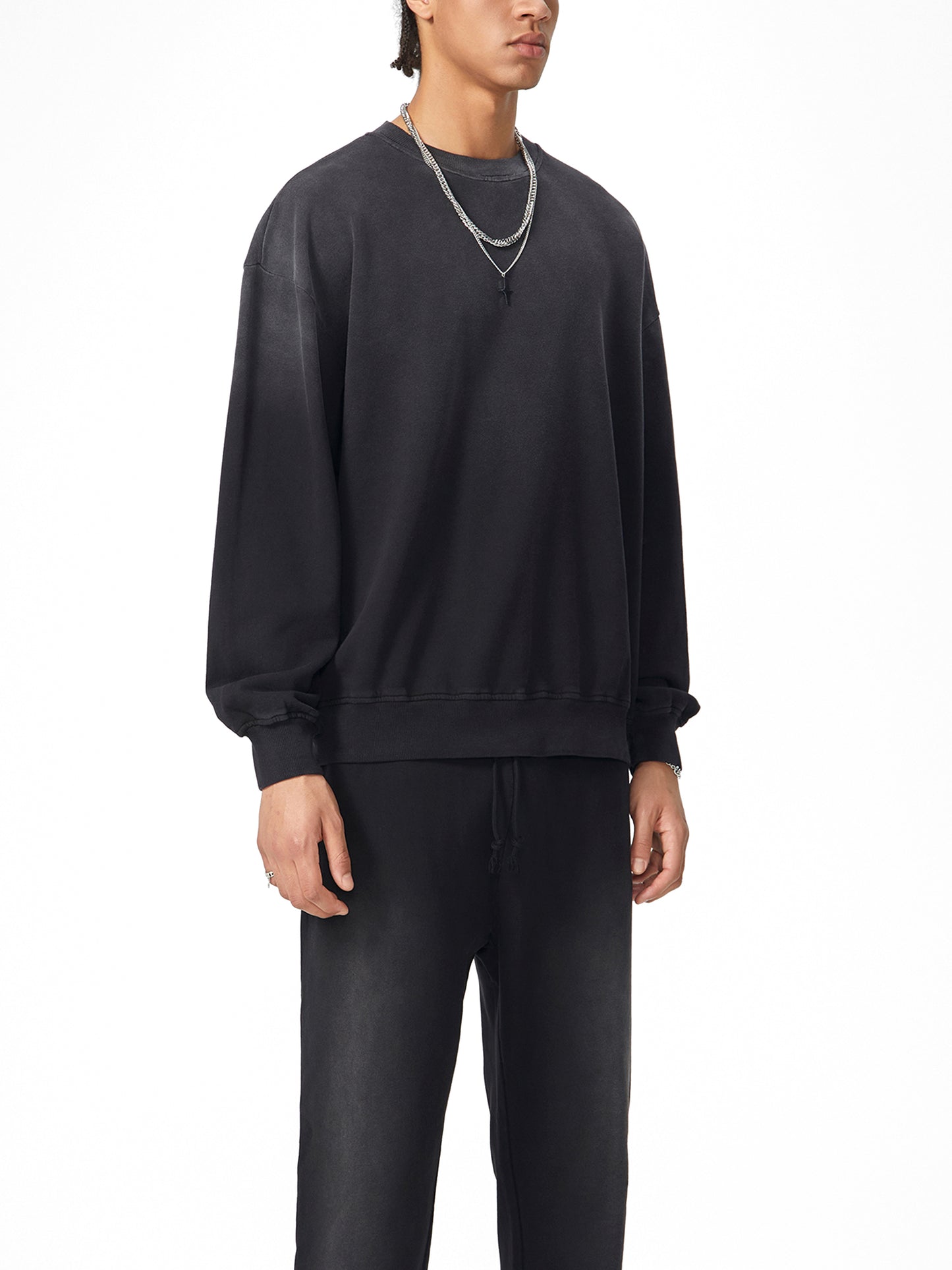 Sunset Drift Drop-Shoulder Sweatshirt