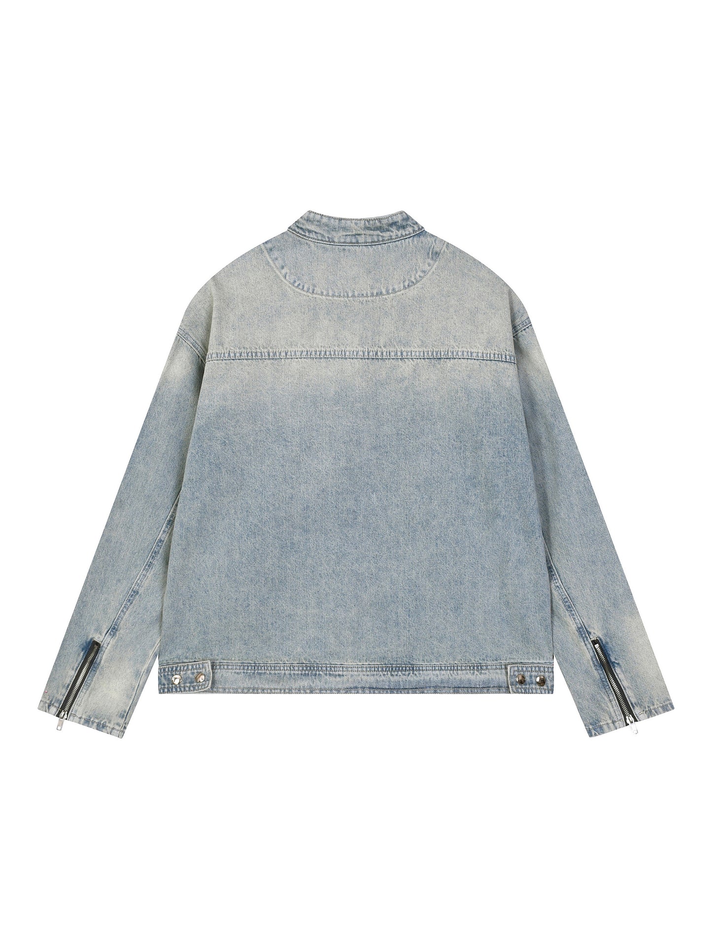 Vintage Blue Trucker Jean Jacket | Unisex Denim Outerwear