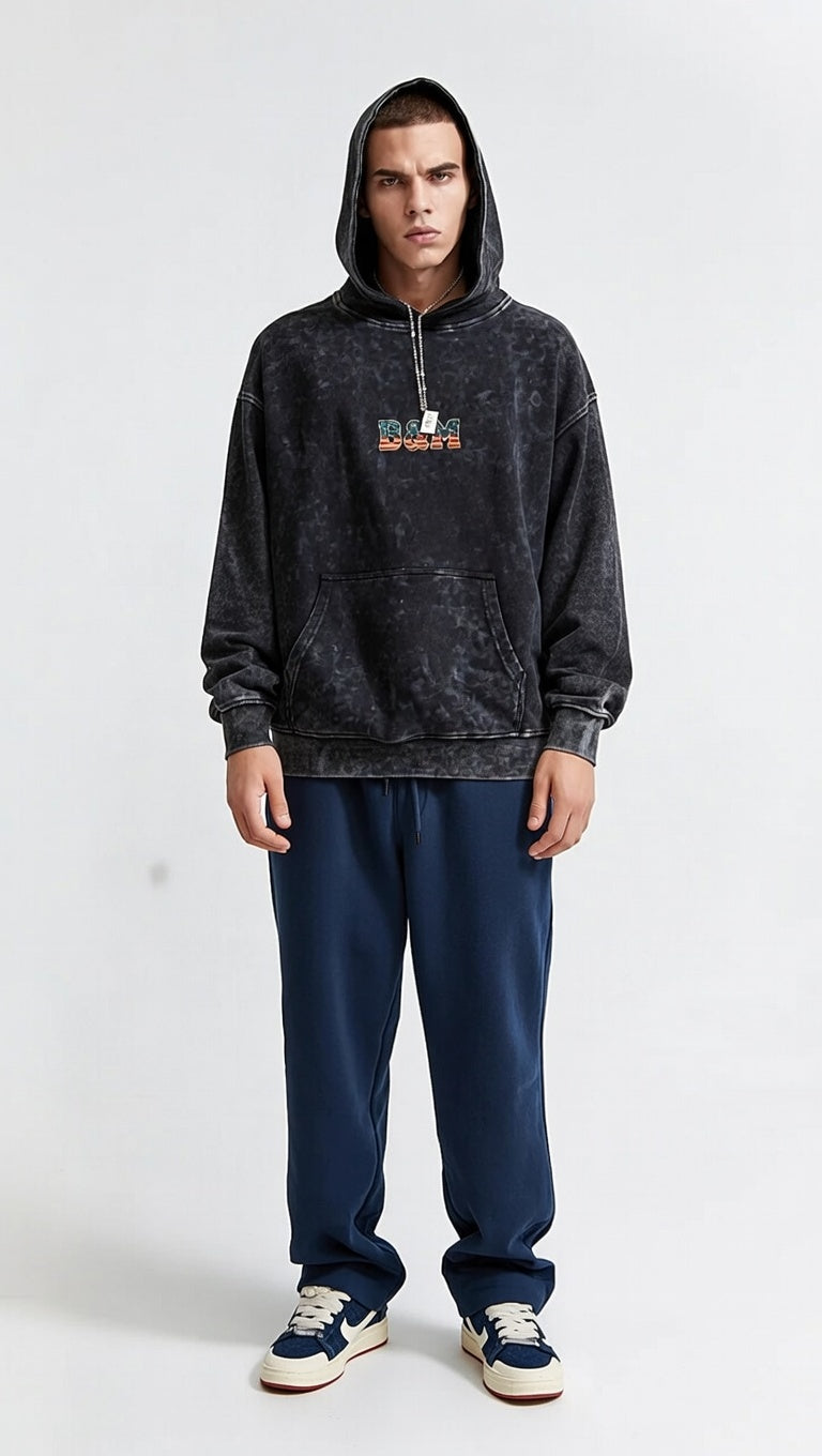 Unisex Washed Vintage Hoodie