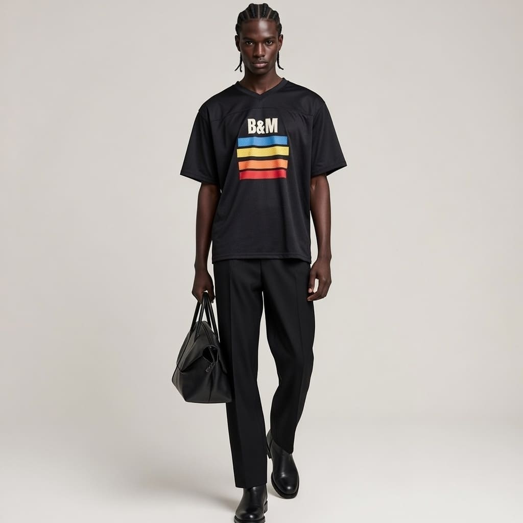 Boxy football jersey