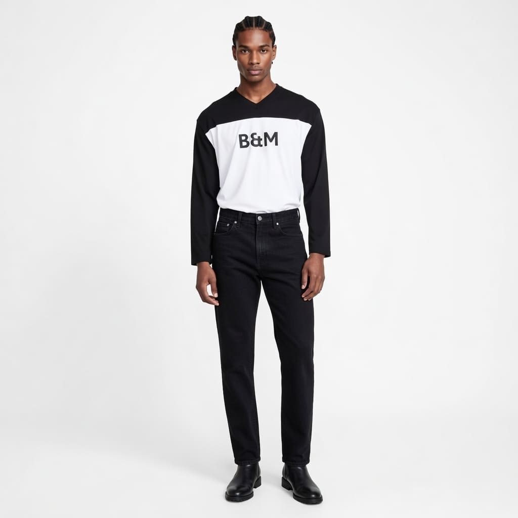 Unisex Sun Fade Color-Block T-Shirt